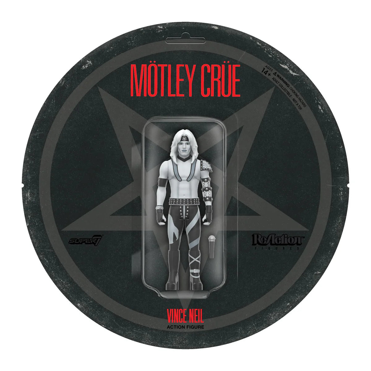Motley Crue Reaction Wv2 Vince Neil Shout At The Devil Bw Action Figure