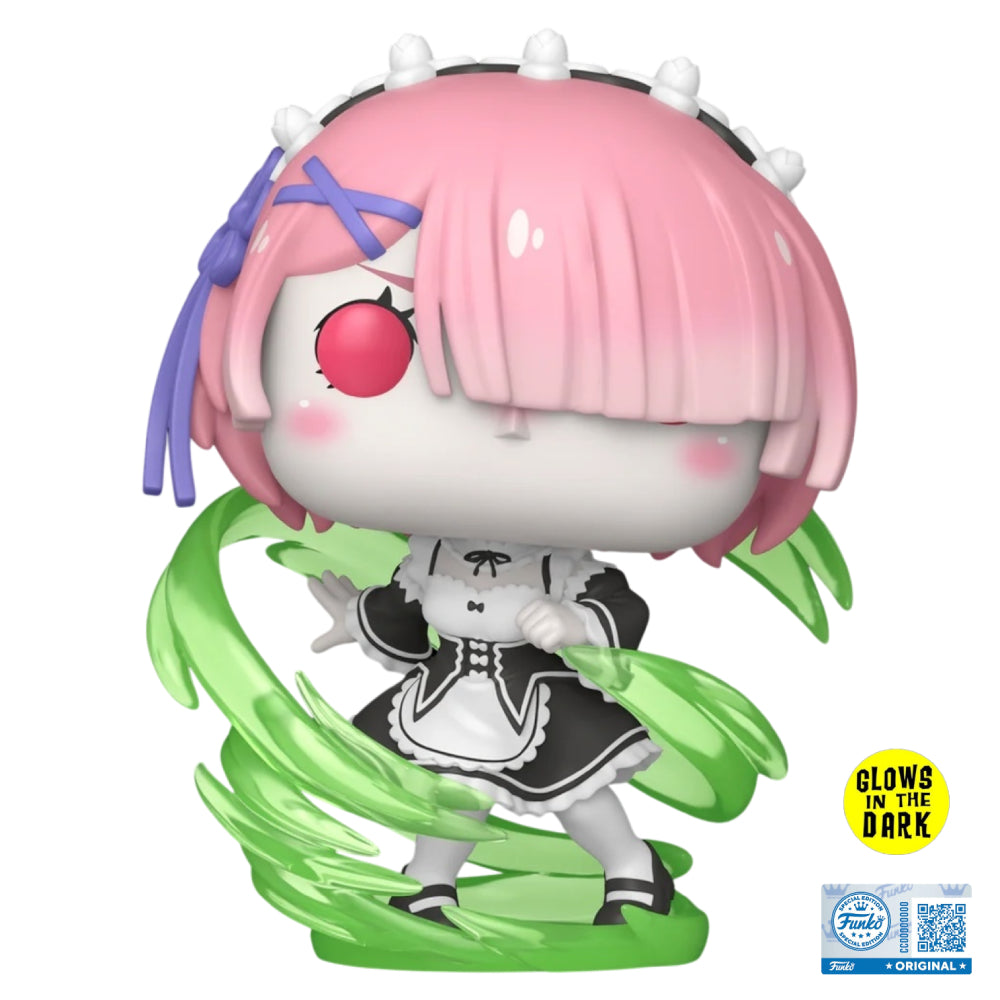 Pop! Plus Re:Zero Ram (Glow-in-the-Dark) Vinyl Figure