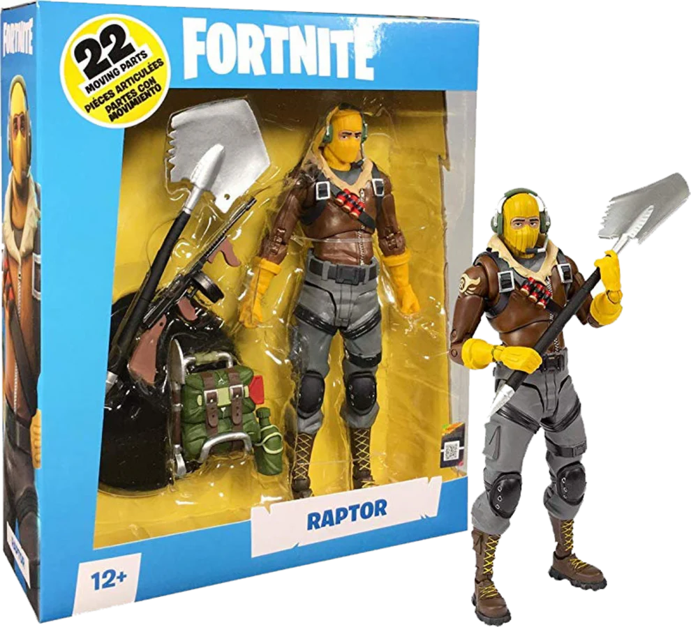 McFarlane Fortnite Raptor 7'In Action Figure