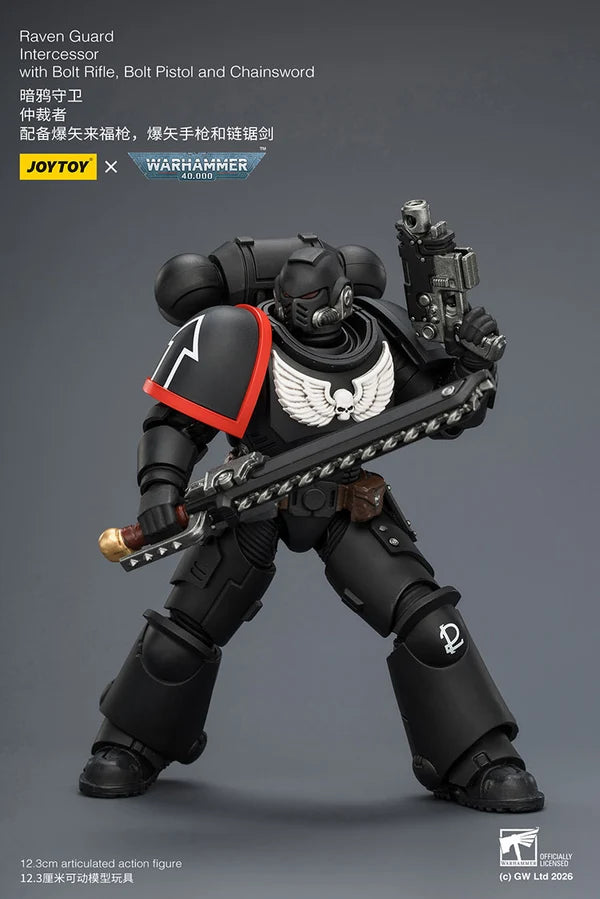 Raven Guard Intercessor with Bolt Rifle, Bolt Pistol and Chainsword