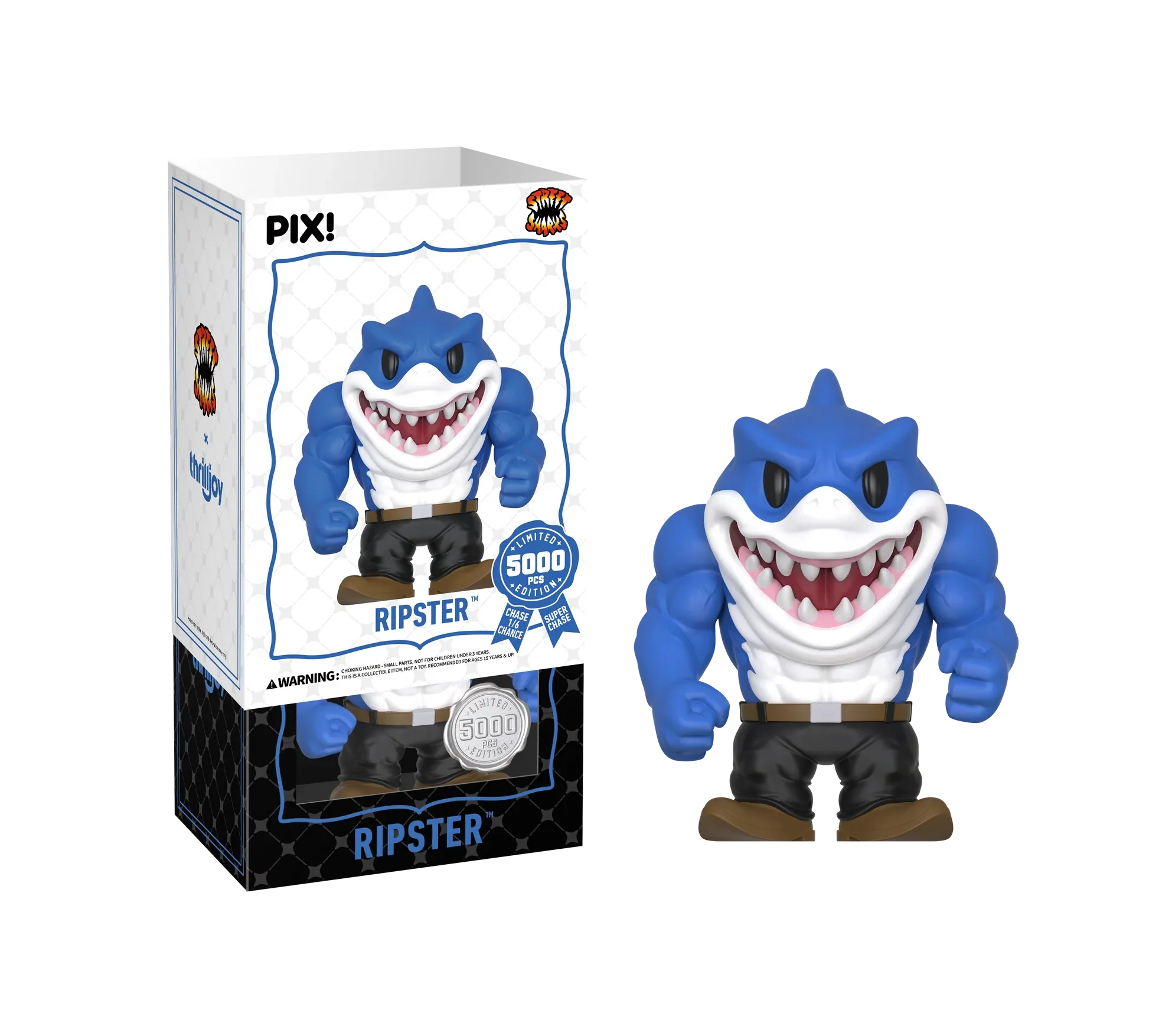 PIX! Street Sharks Ripster With Chase