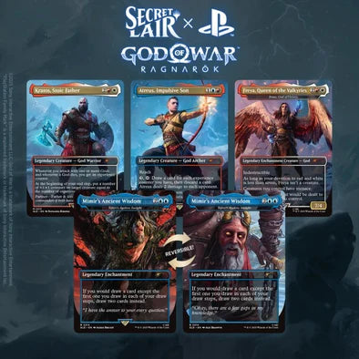 Secret Lair Drop Series - Secret Lair x Playstation: God of War: Norse (Non-Foil Edition)