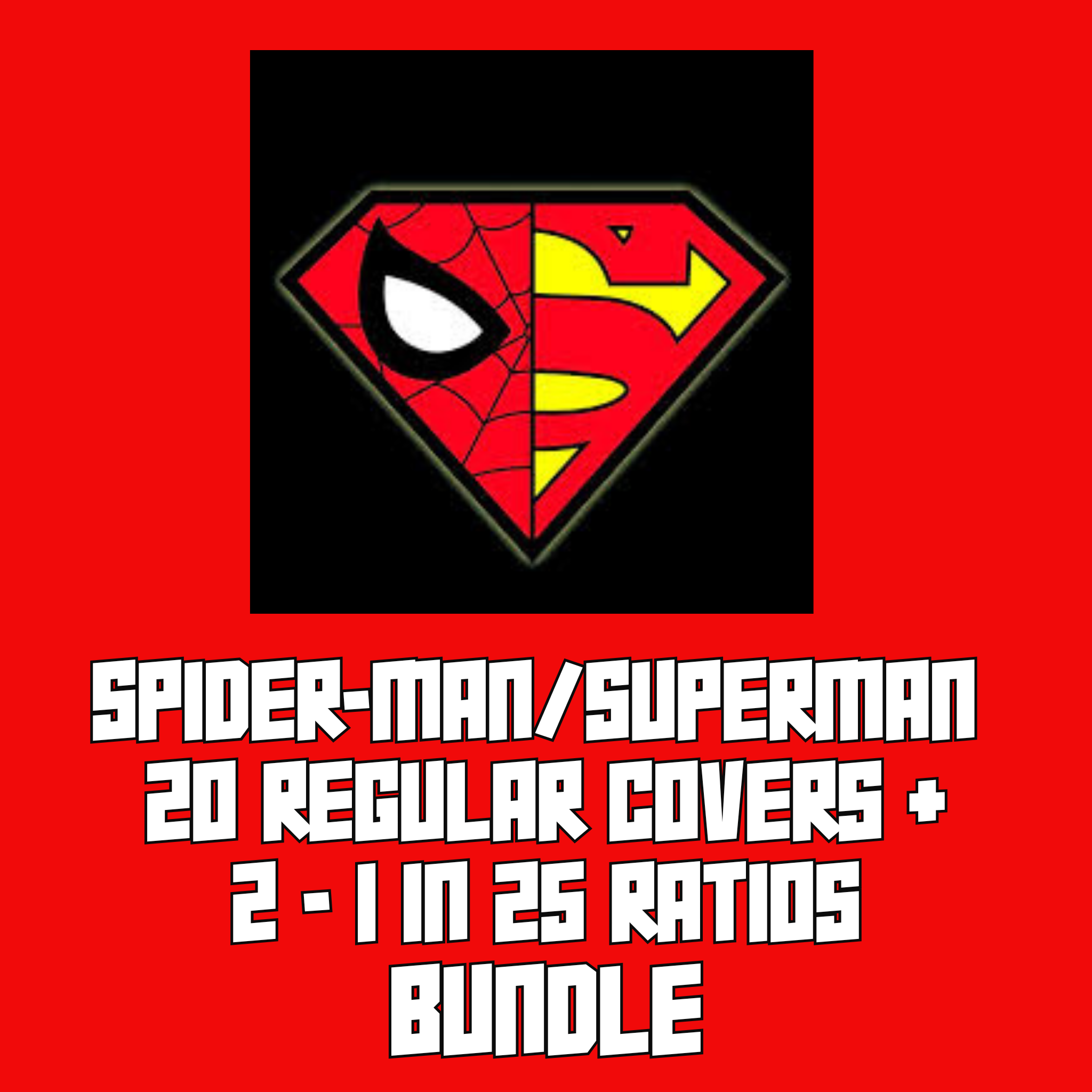 Marvel/DC: SPIDER-MAN/SUPERMAN - 22 COVER BUNDLE!!