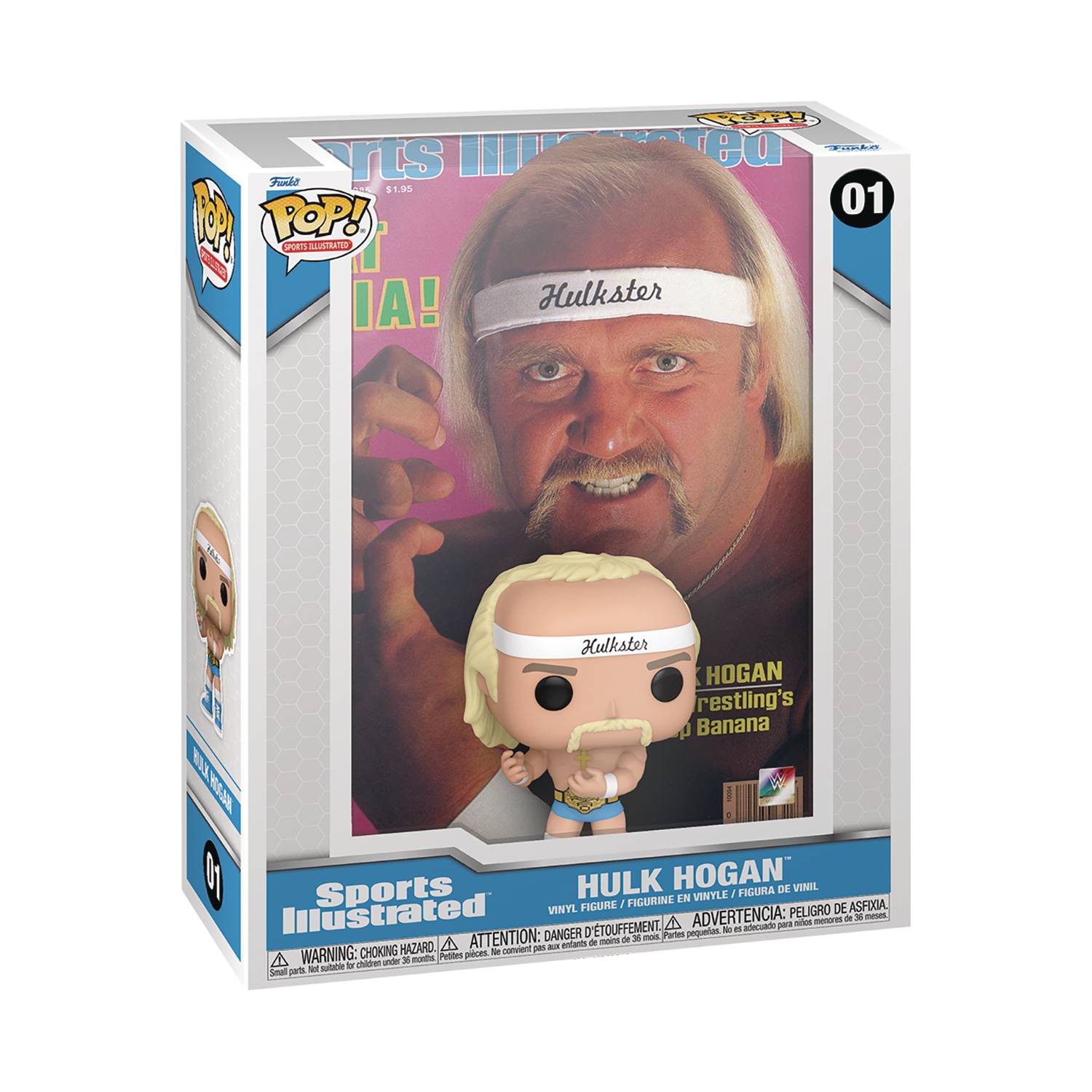 Pop Slam Cover WWE Hulkster Vinyl Figure