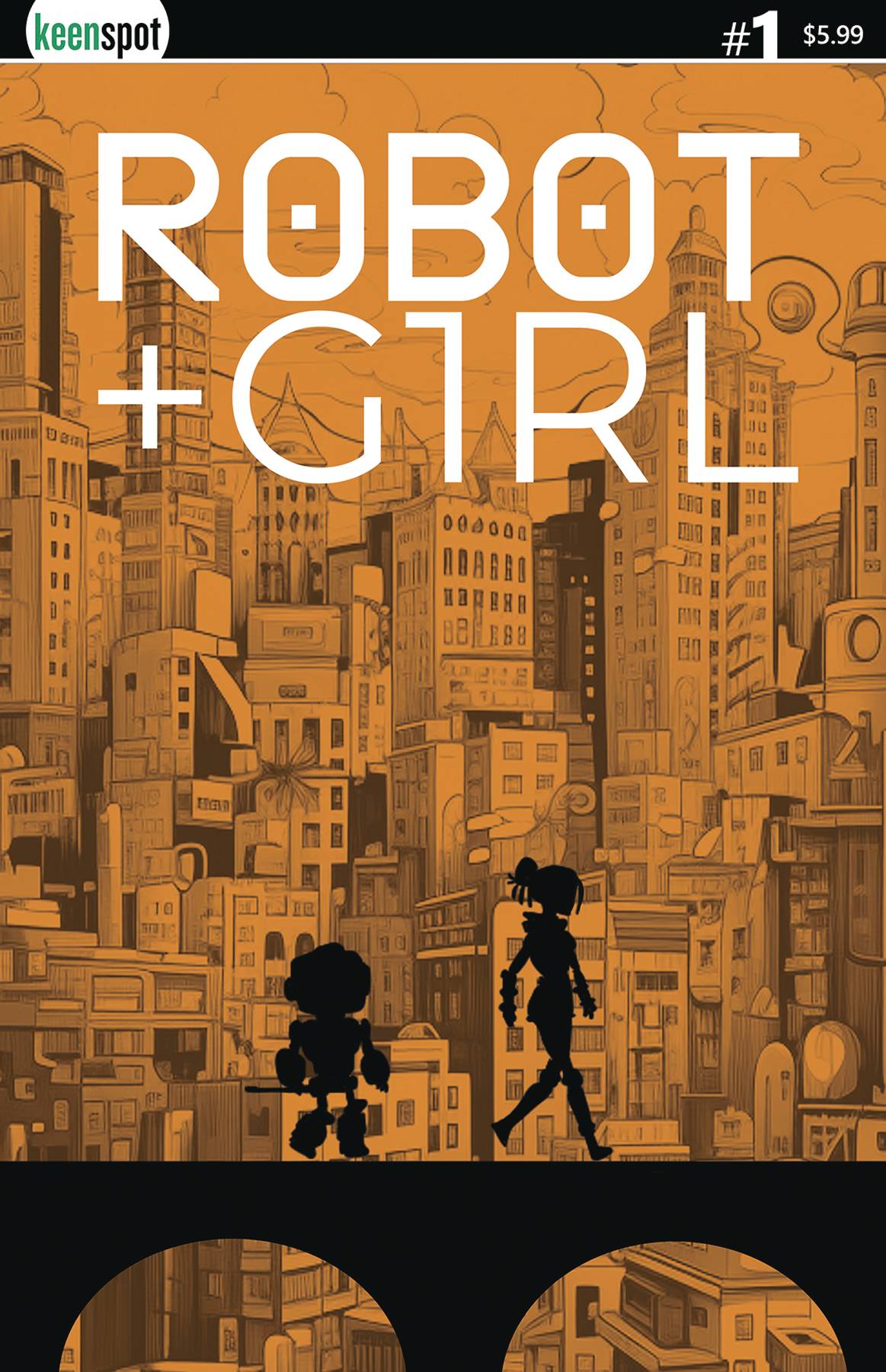 Robot + Girl #1 Cover B Mike White