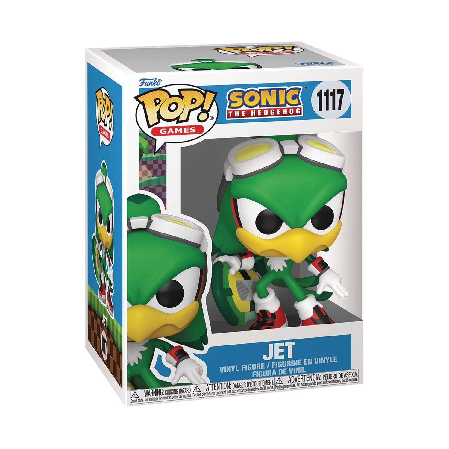 Pop Games Sonic Jet The Hawk With board