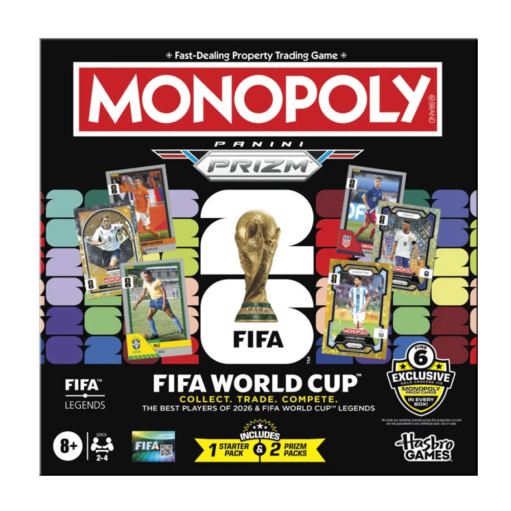 Monopoly Panini Prizm: 2026 Fifa World Cup Monopoly Game