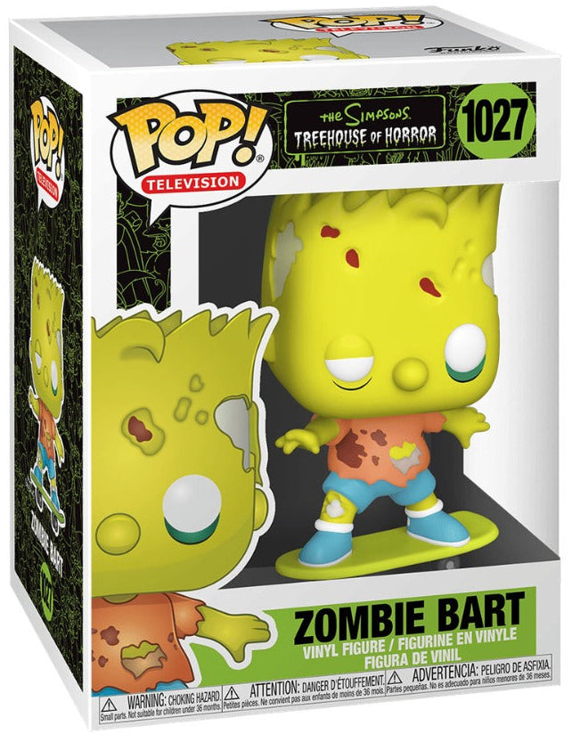 Funko Pop! vinyl figure packaging of Zombie Bart from The Simpsons
