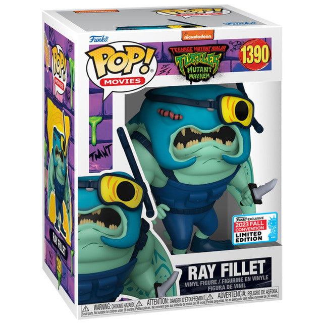 Pop! Movies: Teenage Mutant Ninja Turtles Mutant Mayhem Ray Fillet (2023 Fall Convention Exclusive) VInyl Figure