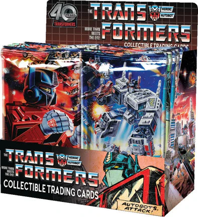 transformers trading card game booster box Transformer 40th Anniversary Trading Card Booster Box