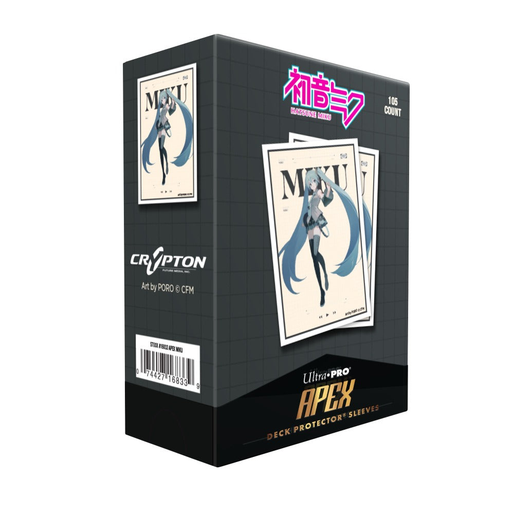 Apex Deck Protectors: Retro Soundscapes: Hatsune Miku Sleeves