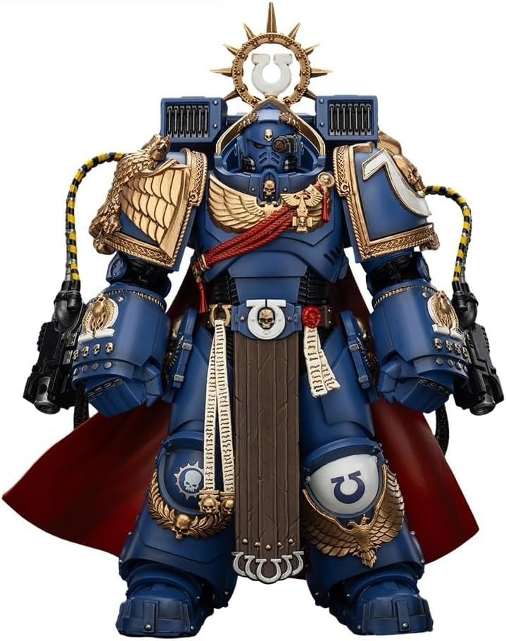 WARHAMMER 40K - JOYTOY - ULTRAMARINES - MARNEUS CALGAR, CHAPTER MASTER WITH MKX GRAVIS ARMOUR AND GAUNTLETS OF ULTRAMAR FIGURE
