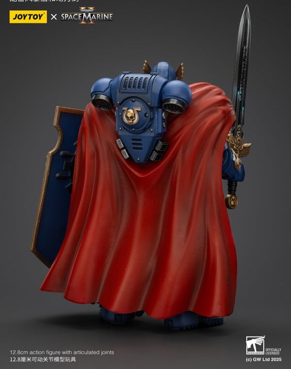 WARHAMMER 40K - JOYTOY - ULTRAMARINES - VICTRIX HONOUR GUARD WITH STORM SHIELD AND POWER SWORD FIGURE
