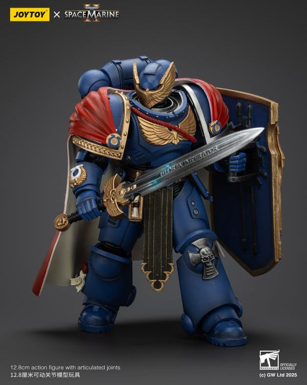 WARHAMMER 40K - JOYTOY - ULTRAMARINES - VICTRIX HONOUR GUARD WITH STORM SHIELD AND POWER SWORD FIGURE