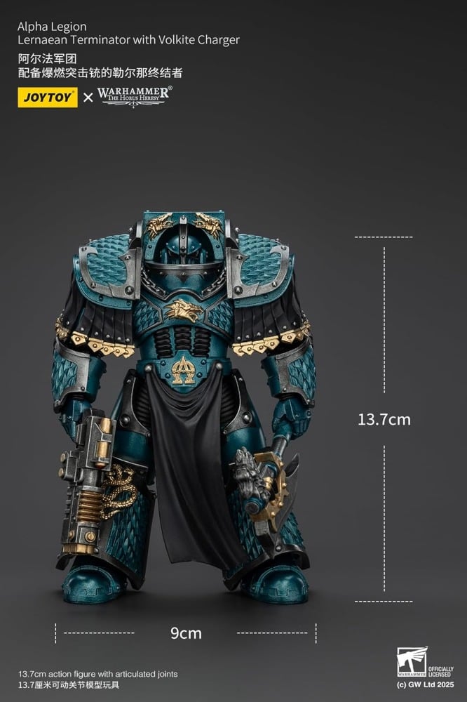Alpha Legion Lernaean Terminator with Volkite Charger