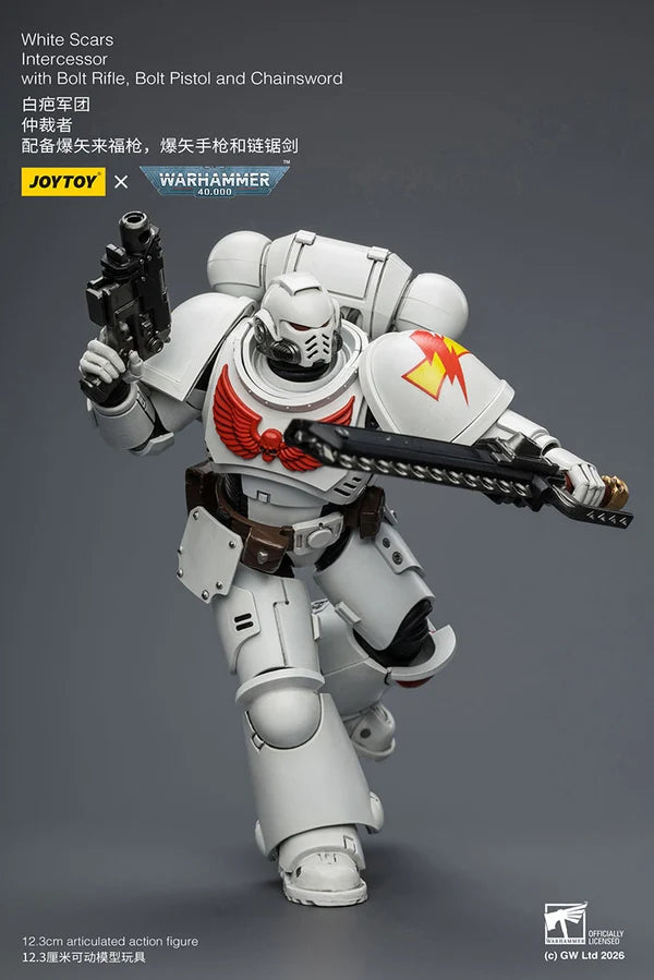 White Scars Intercessor with Bolt Rifle, Bolt Pistol and Chainsword