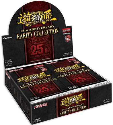 pre order yugioh booster box YUGIOH - 25TH ANNIVERSARY RARITY COLLECTION BOOSTER BOX