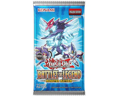 Yugioh - Battles of Legend: Monster Mayhem Booster Pack - 1st Edition