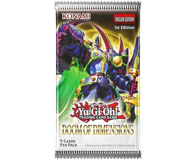 Yugioh - Doom of Dimensions Booster Pack - 1st Edition