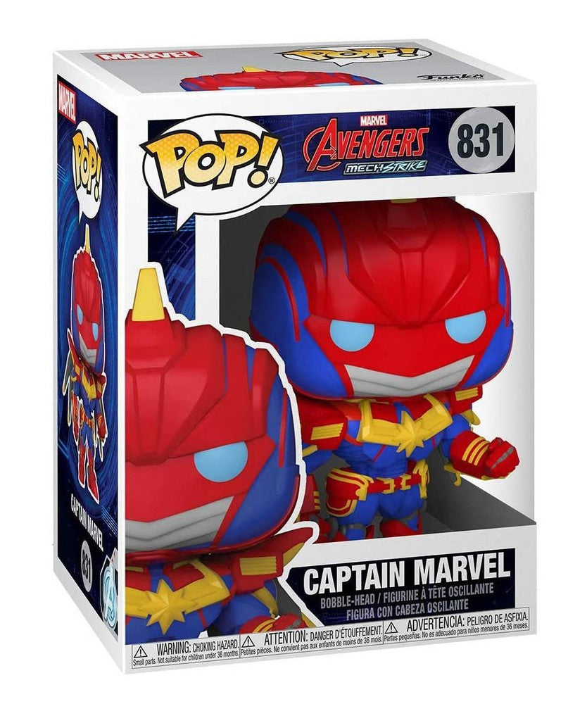 Pop! Marvel Avengers Mech Strike Captain Marvel Vinyl Figure