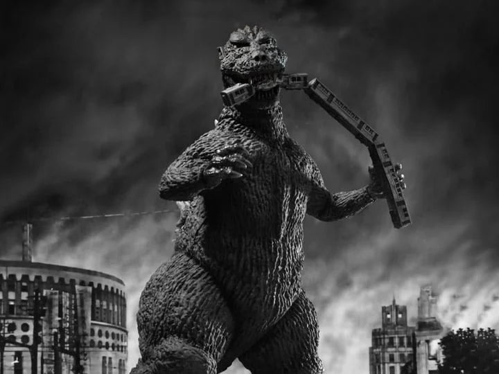 Godzilla (1954) Kaiju Collective Godzilla (Black & White)
