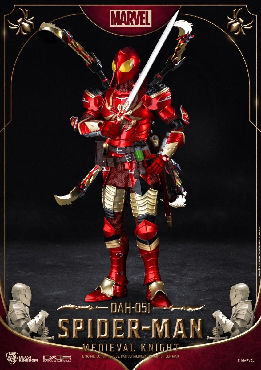 BEAST KINGDOM - MEDIEVAL KNIGHT SPIDER-MAN DAH-051
