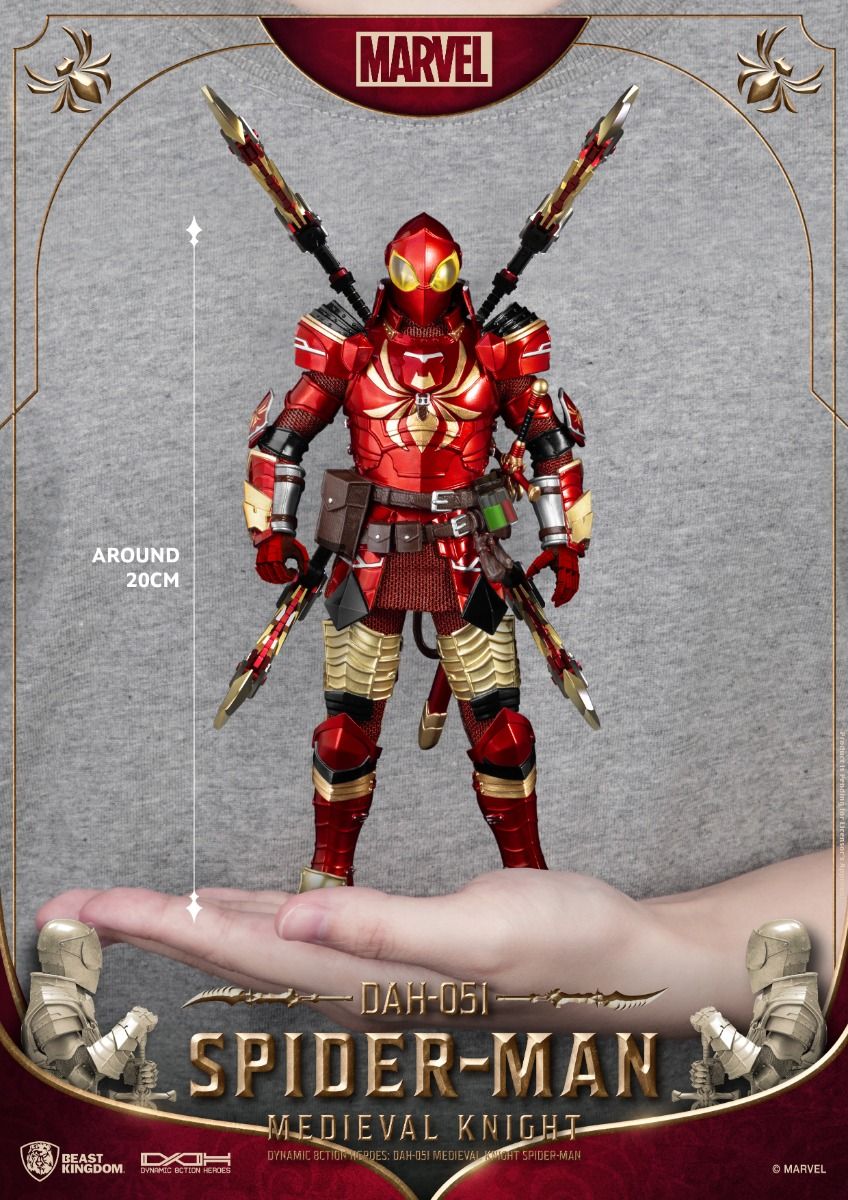 BEAST KINGDOM - MEDIEVAL KNIGHT SPIDER-MAN DAH-051