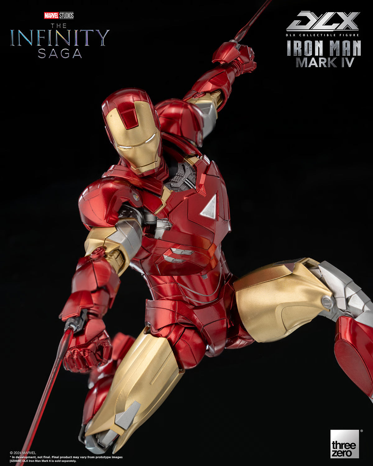 Marvel Infinity Saga Deluxe Iron Man Mk4 Action Figure
