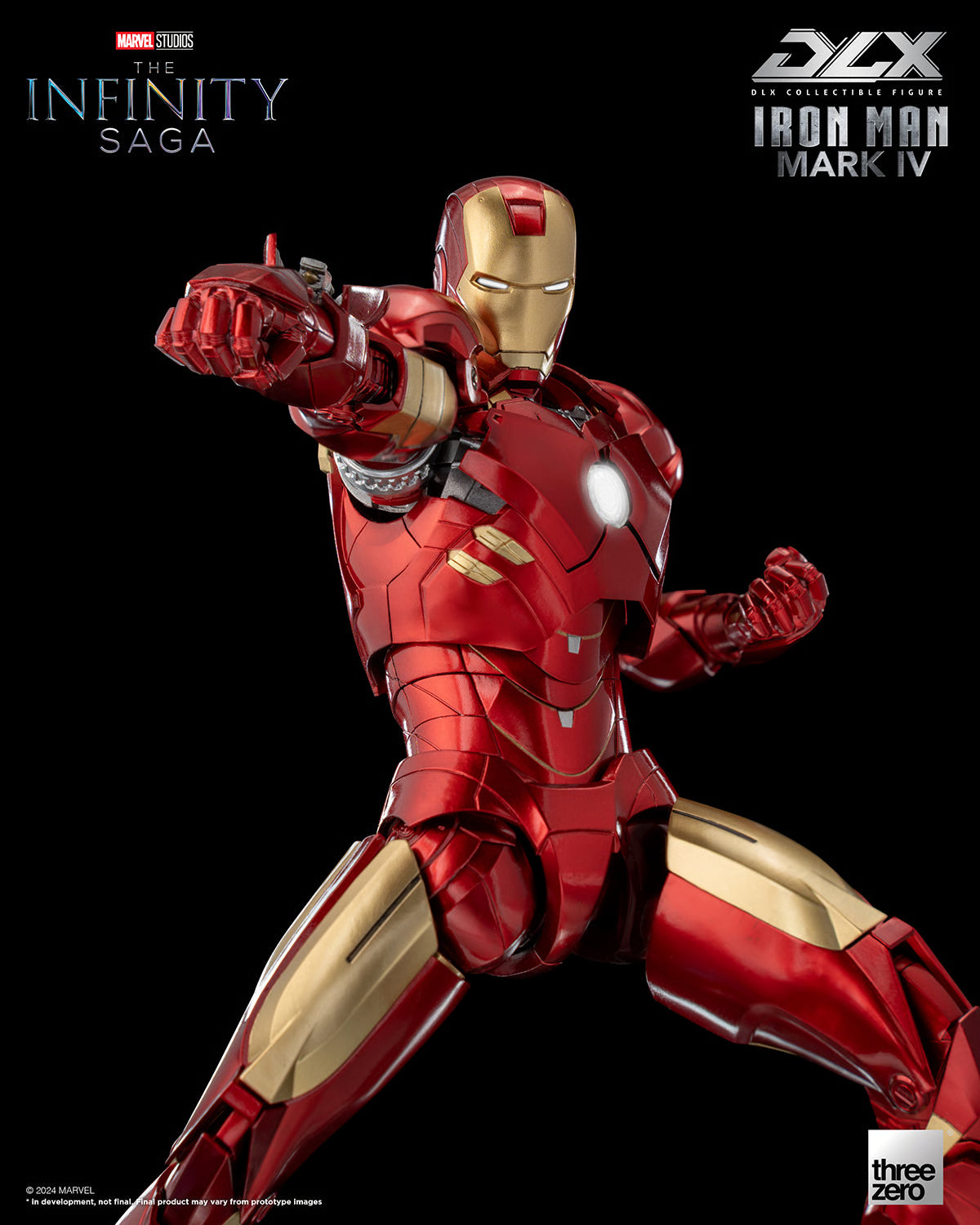 Marvel Infinity Saga Deluxe Iron Man Mk4 Action Figure