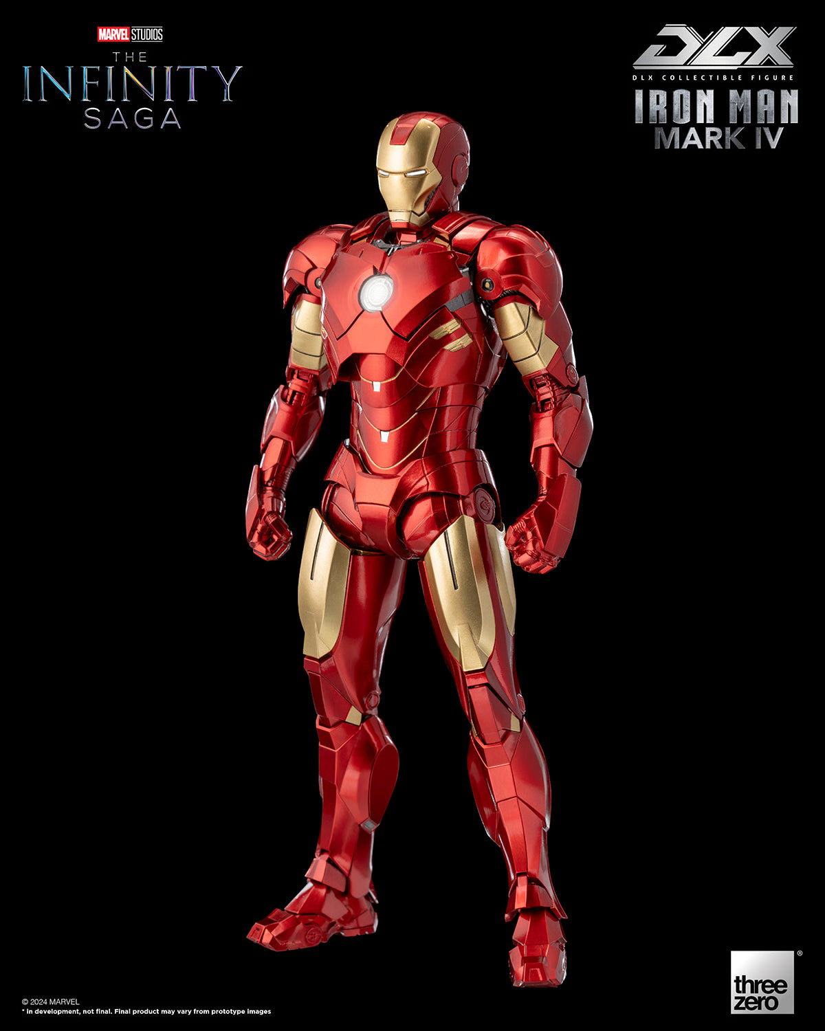 Marvel Infinity Saga Deluxe Iron Man Mk4 Action Figure