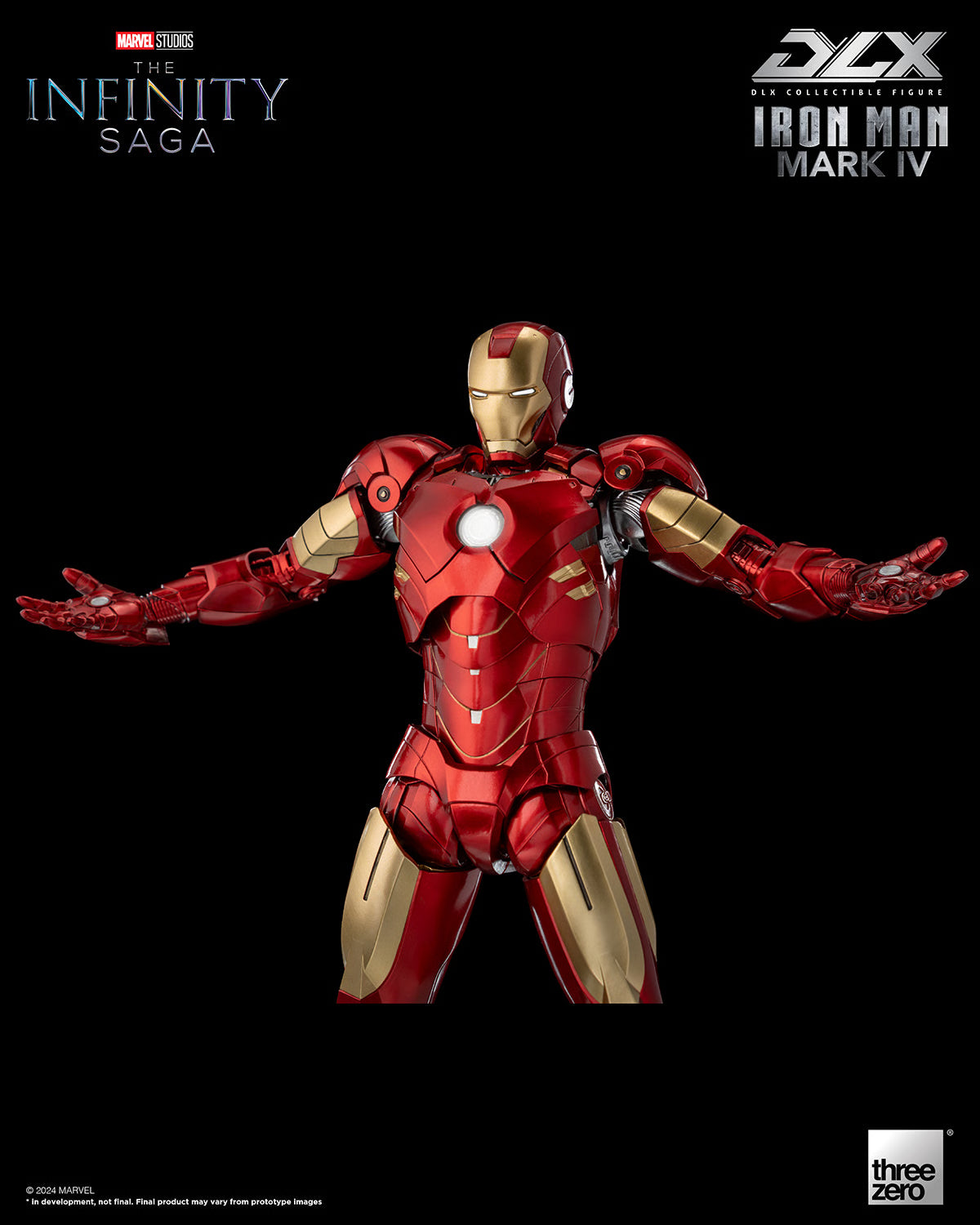 Marvel Infinity Saga Deluxe Iron Man Mk4 Action Figure