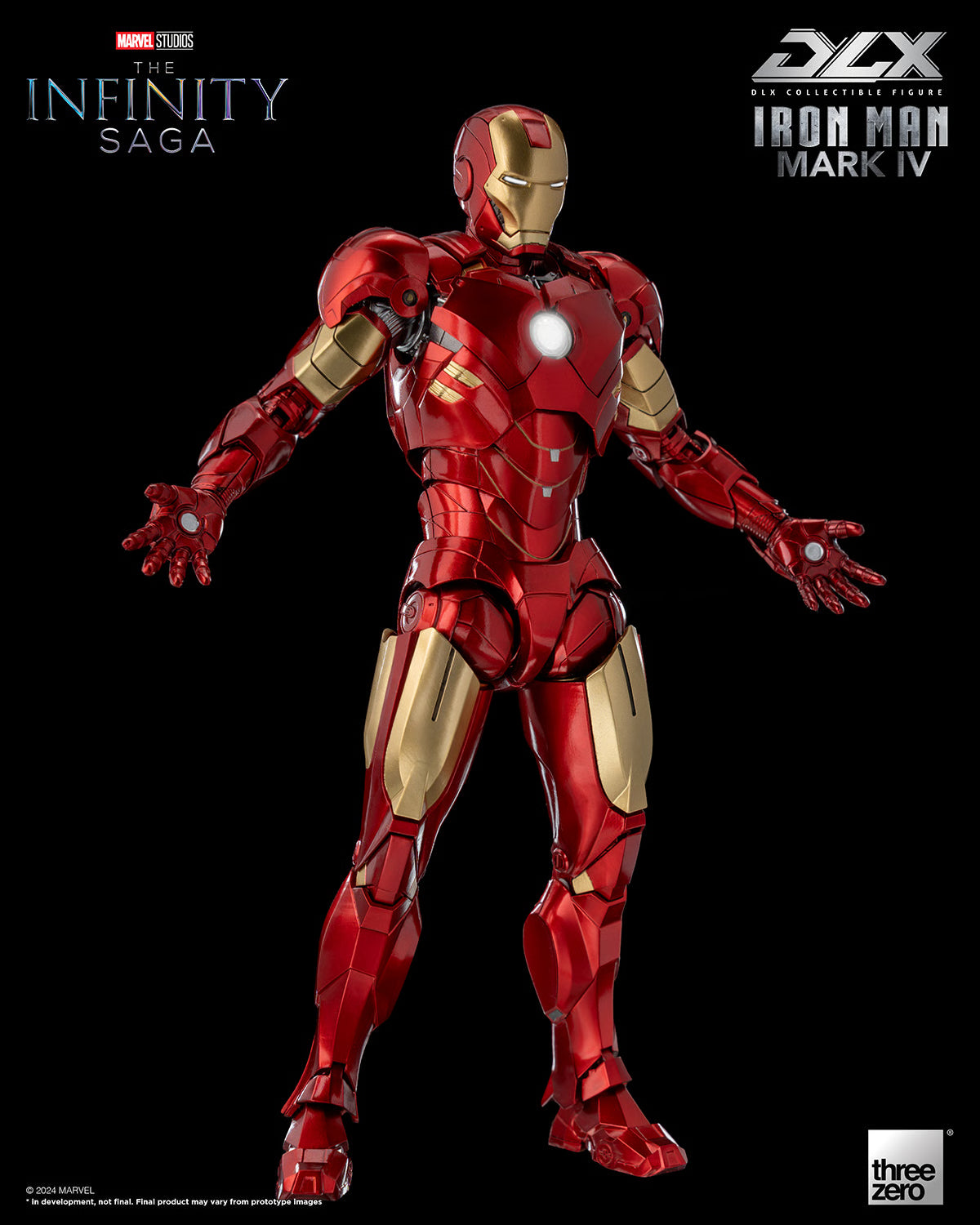 Marvel Infinity Saga Deluxe Iron Man Mk4 Action Figure