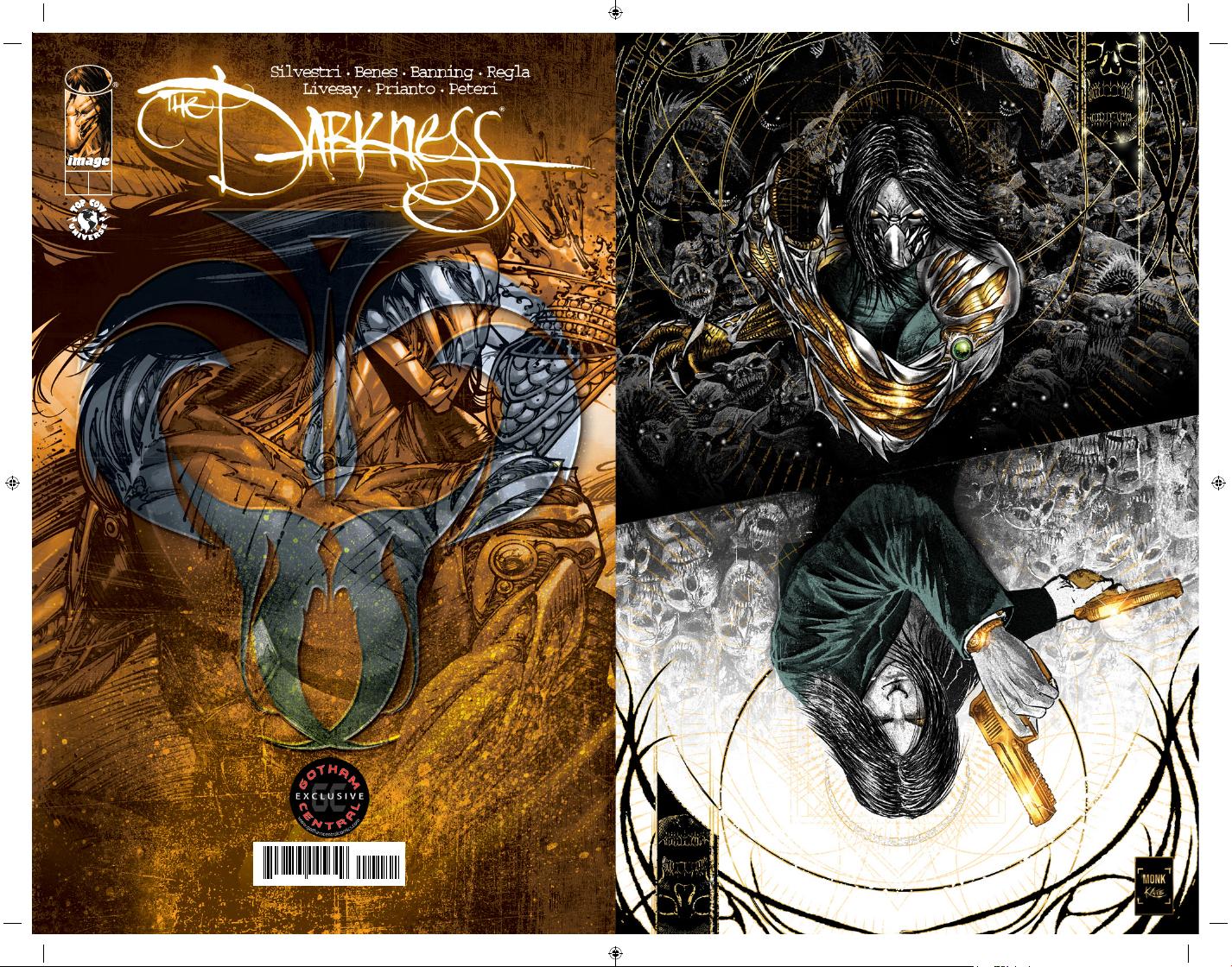 The Darkness #1 Gotham Central Exclusive - JEFF MONK SPOT FOIL COVER L