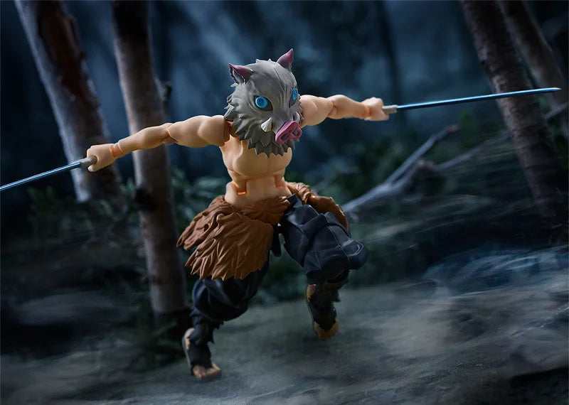 Figma - Demon Slayer: Kimetsu no Yaiba Inosuke Hashibira Figma Action Figure Deluxe Ver.