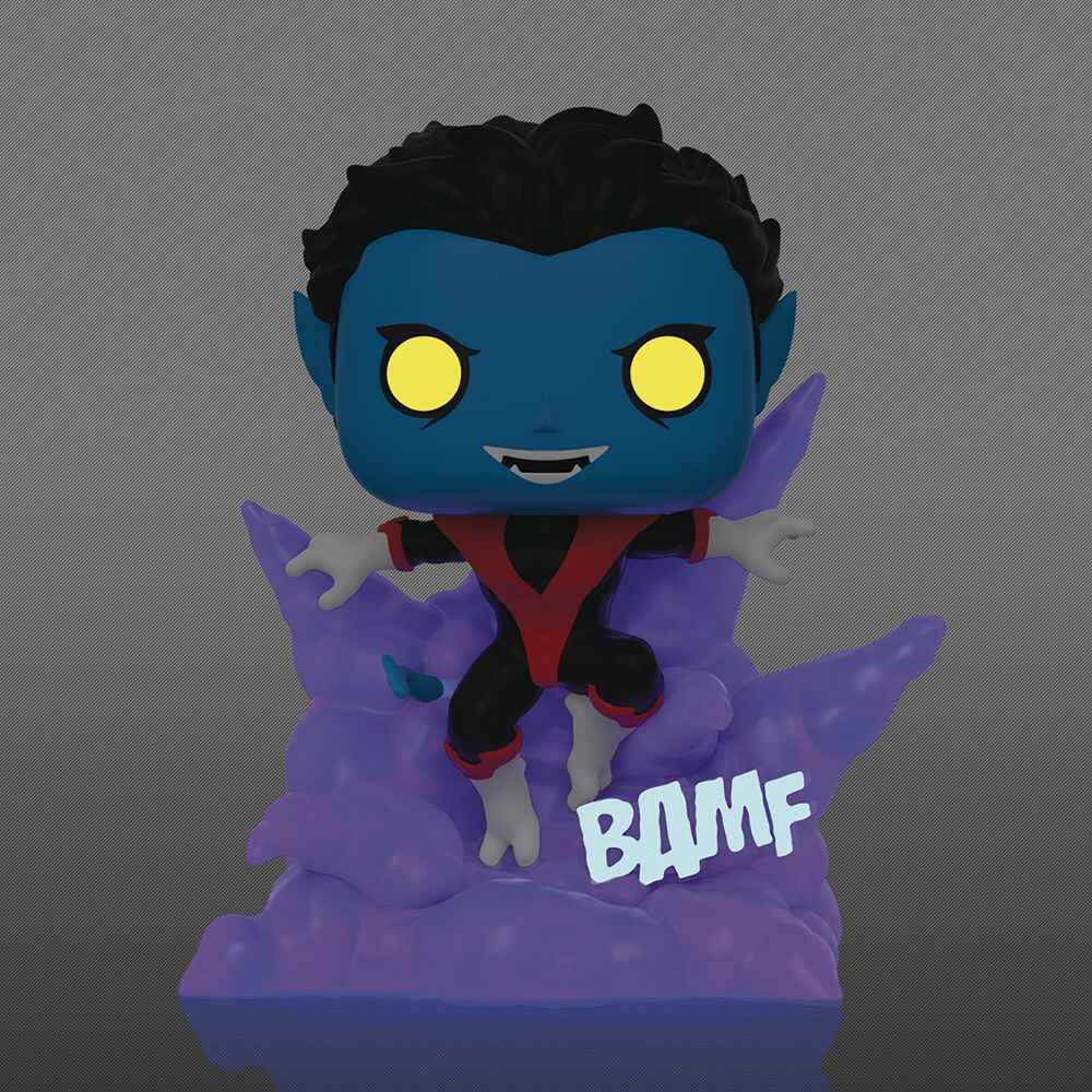 Pop! Deluxe: X-Men Nightcrawler (Teleporting) (Glow-in-the-Dark Previews Exclusive) 6"in Vinyl Figure