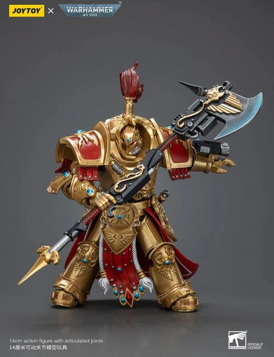 Adeptus Custodes Allarus custodian with Castellan Axe