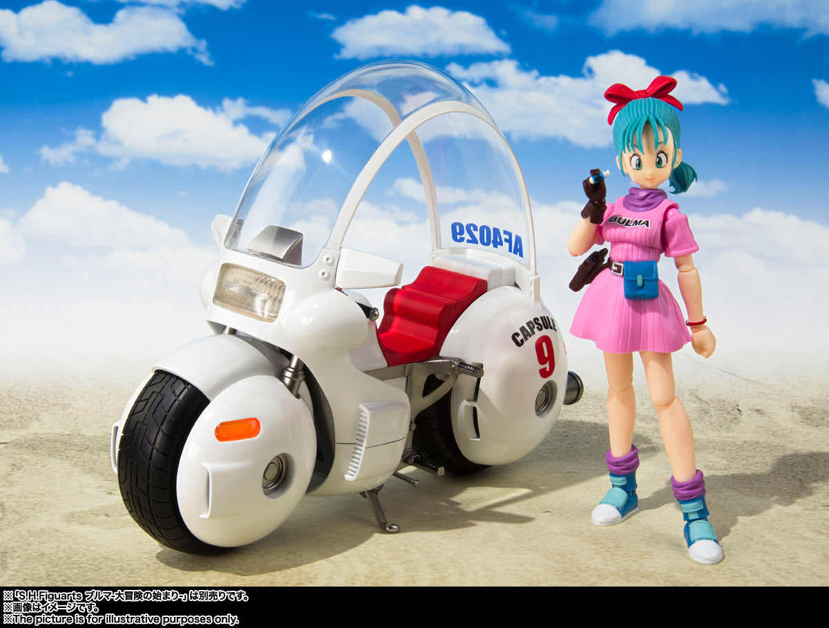 S.H.Figuarts Dragon Ball: Bulma's Motorcycle - Hoipoi Capsule No.9 - Action Figure