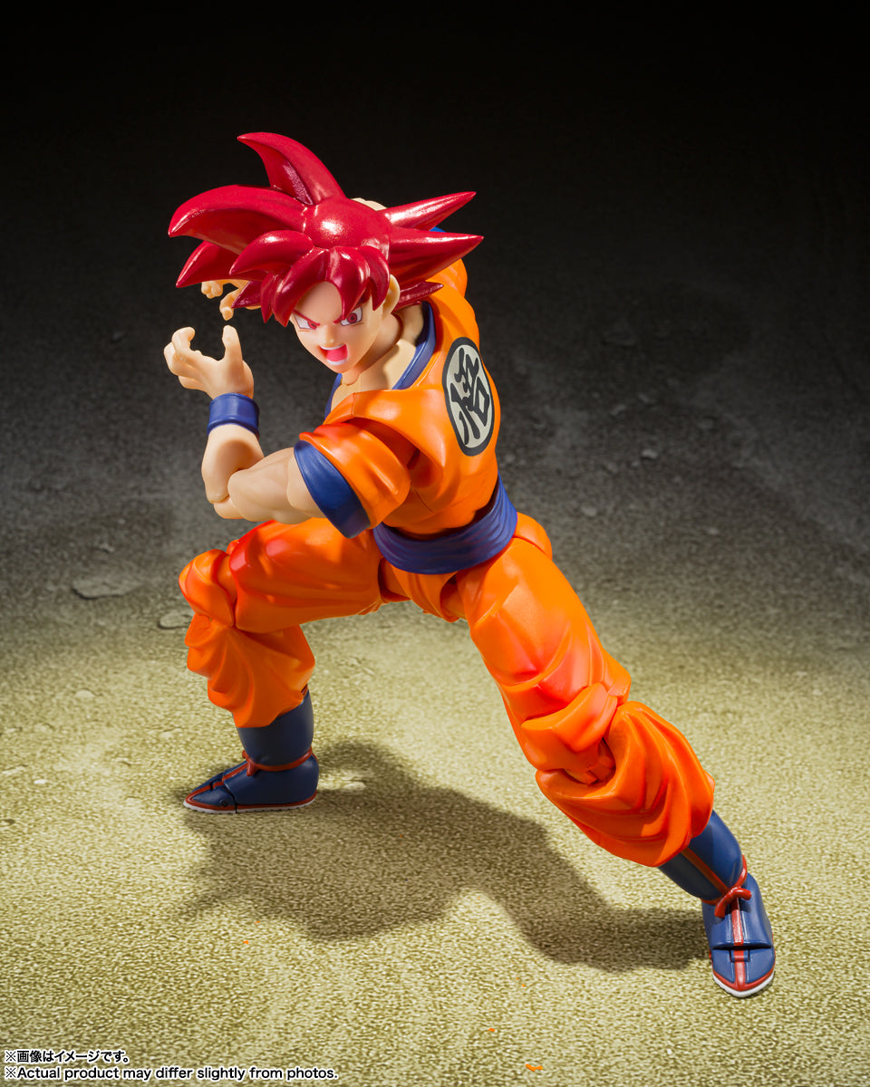 S.H.Figuarts Dragon Ball Super: Super Saiyan God Son Goku - Saiyan God of Virtue - Action Figure