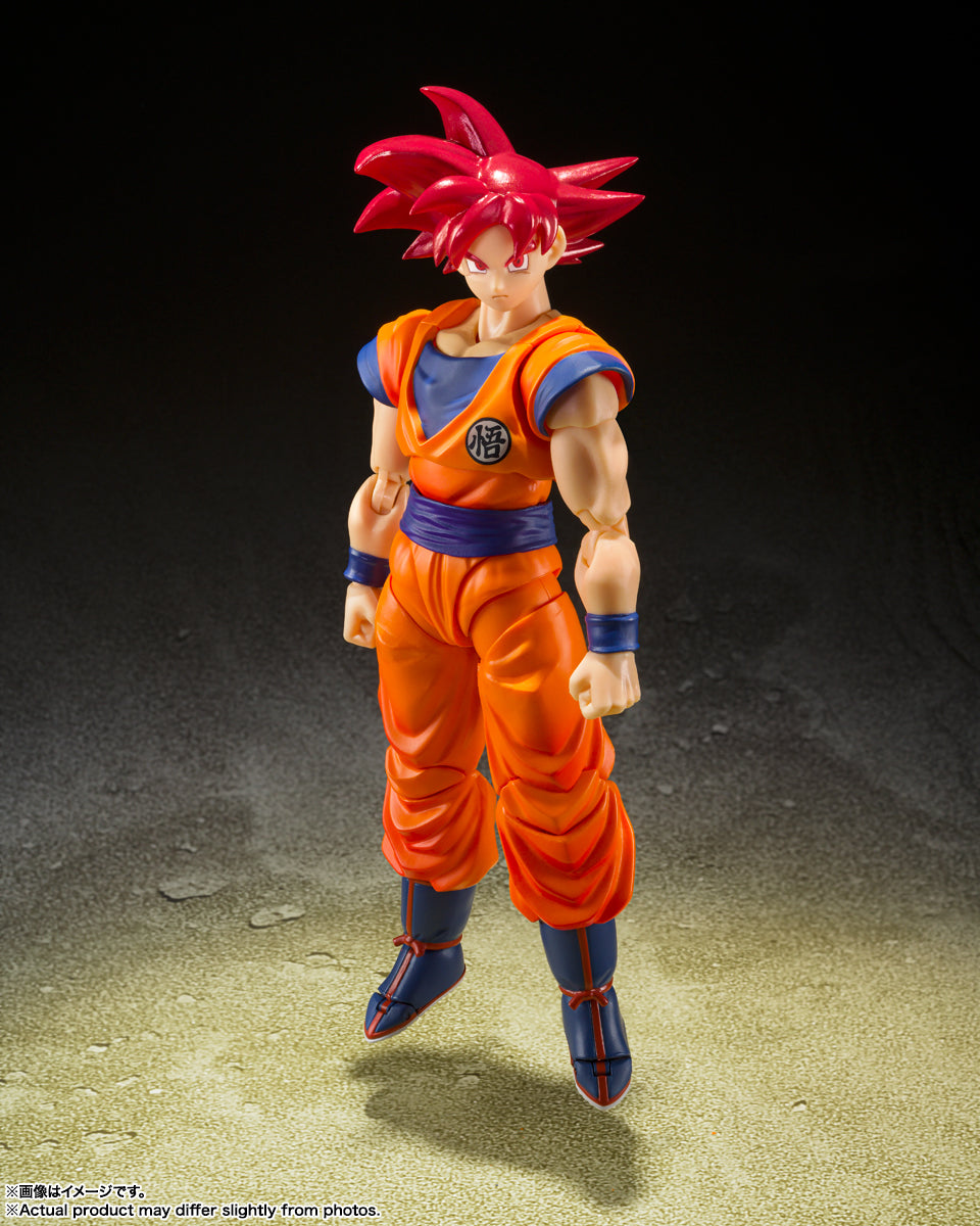 S.H.Figuarts Dragon Ball Super: Super Saiyan God Son Goku - Saiyan God of Virtue - Action Figure