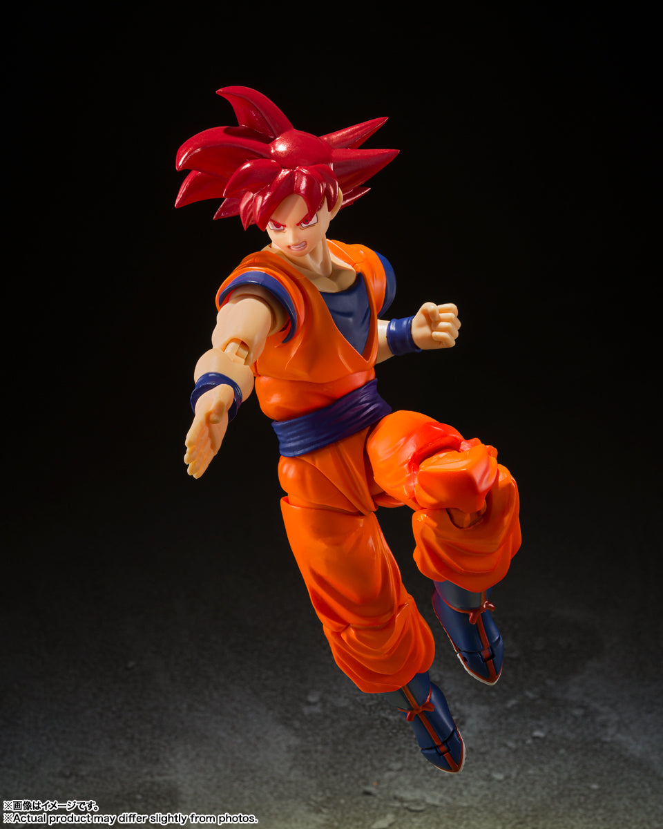 S.H.Figuarts Dragon Ball Super: Super Saiyan God Son Goku - Saiyan God of Virtue - Action Figure