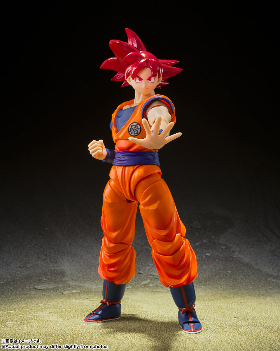 S.H.Figuarts Dragon Ball Super: Super Saiyan God Son Goku - Saiyan God of Virtue - Action Figure