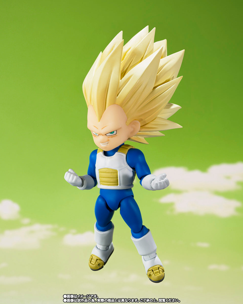 S.H.Figuarts Dragon Ball DAIMA: Super Saiyan 3 Vegeta (Mini) - DAIMA - (Premium Bandai Exclusive) Action Figure