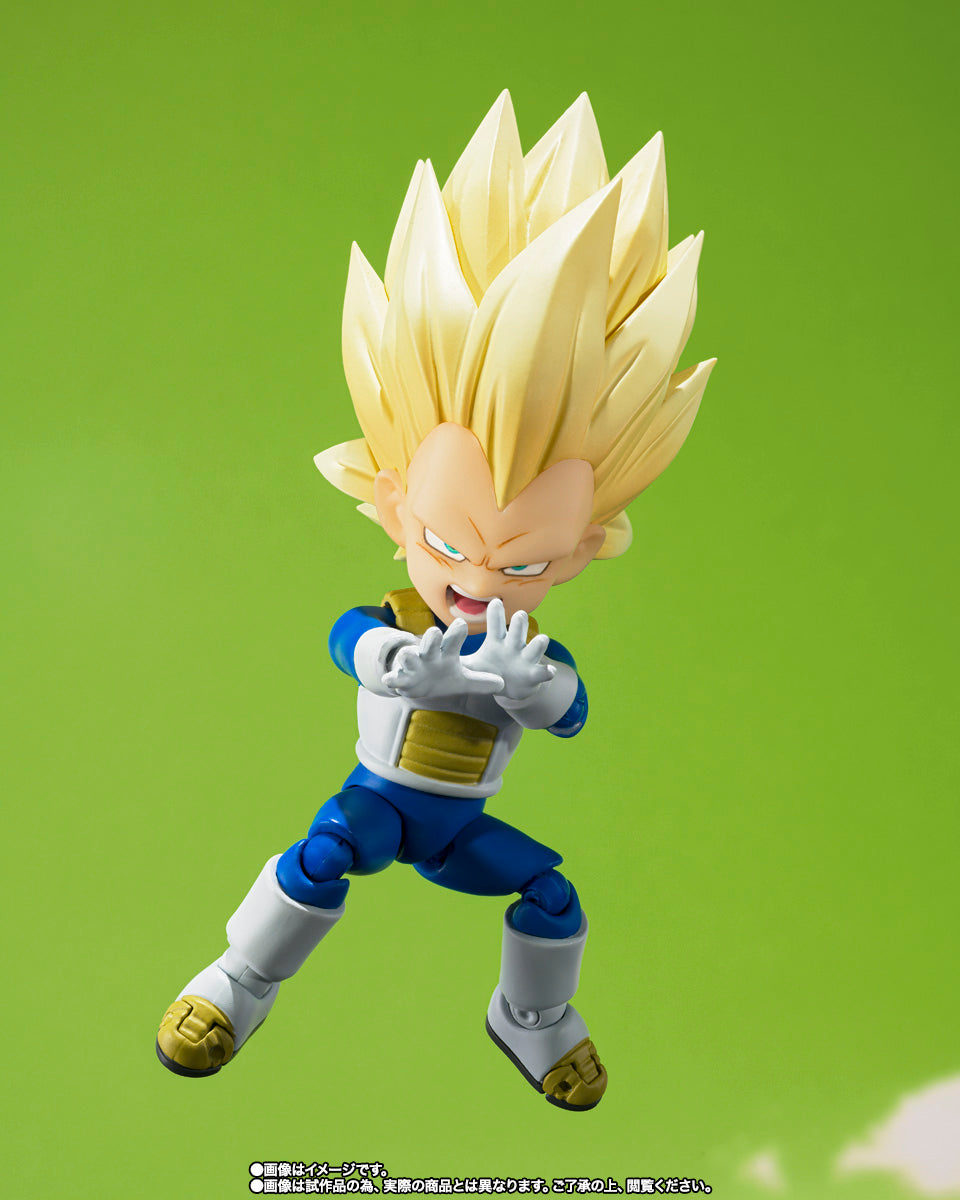 S.H.Figuarts Dragon Ball DAIMA: Super Saiyan 3 Vegeta (Mini) - DAIMA - (Premium Bandai Exclusive) Action Figure
