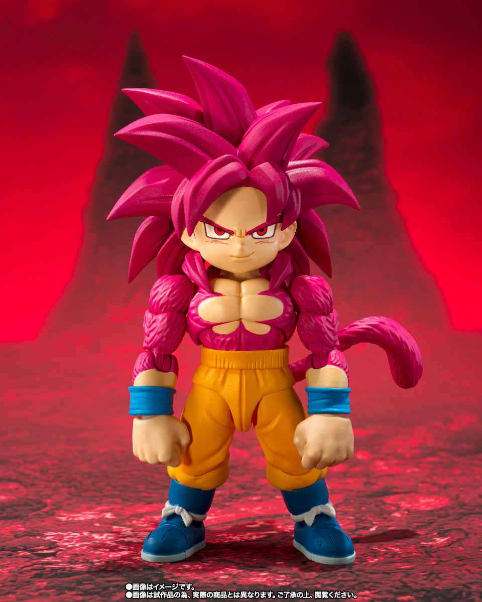 S.H.Figuarts Dragon Ball DAIMA: Super Saiyan 4 Son Goku (Mini) - DAIMA - (Premium Bandai Exclusive) Action Figure