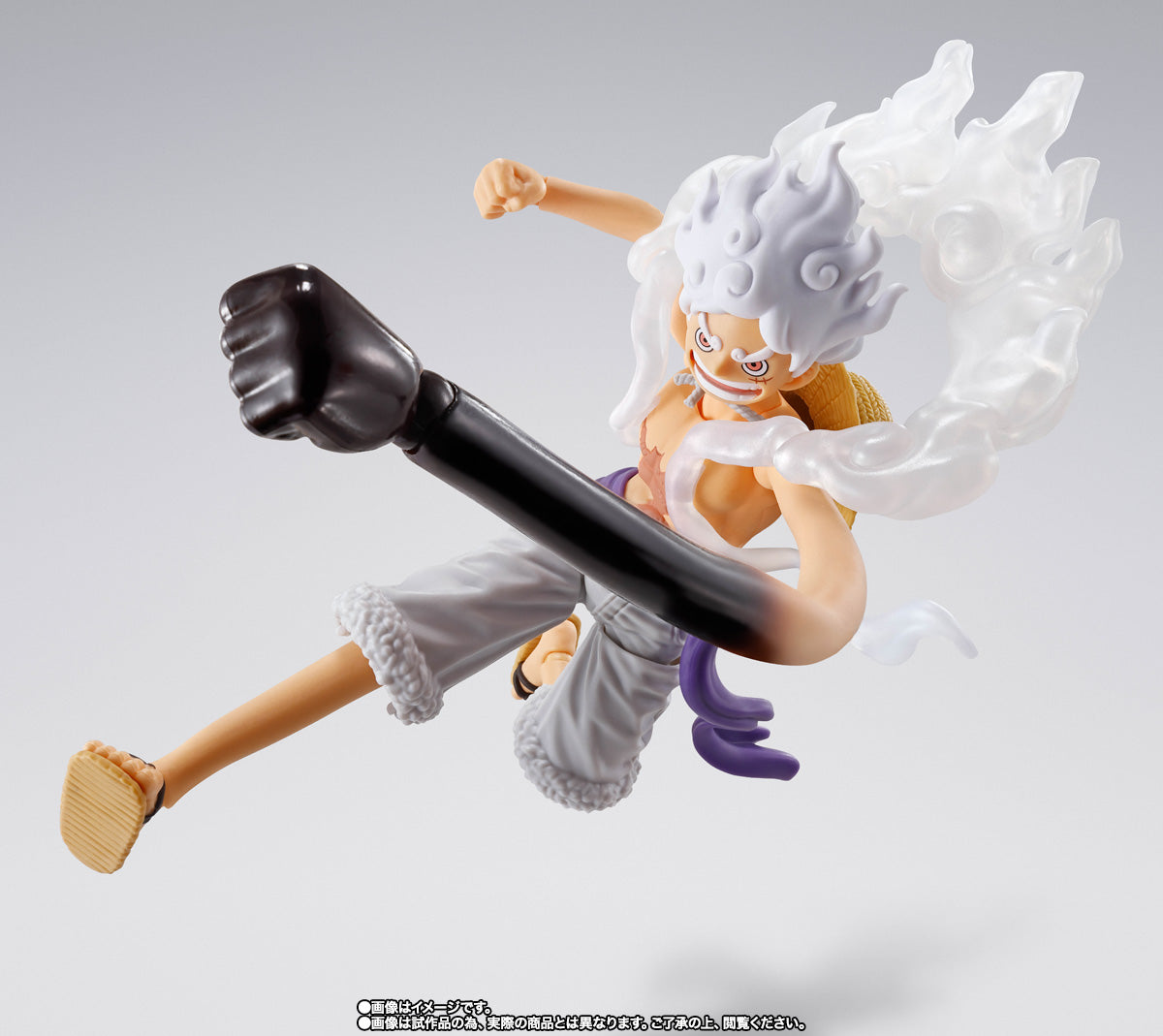 S.H.Figuarts One Piece: Monkey D. Luffy - Gear5 Future Island Egghead - (Premium Bandai Exclusive) Action Figure