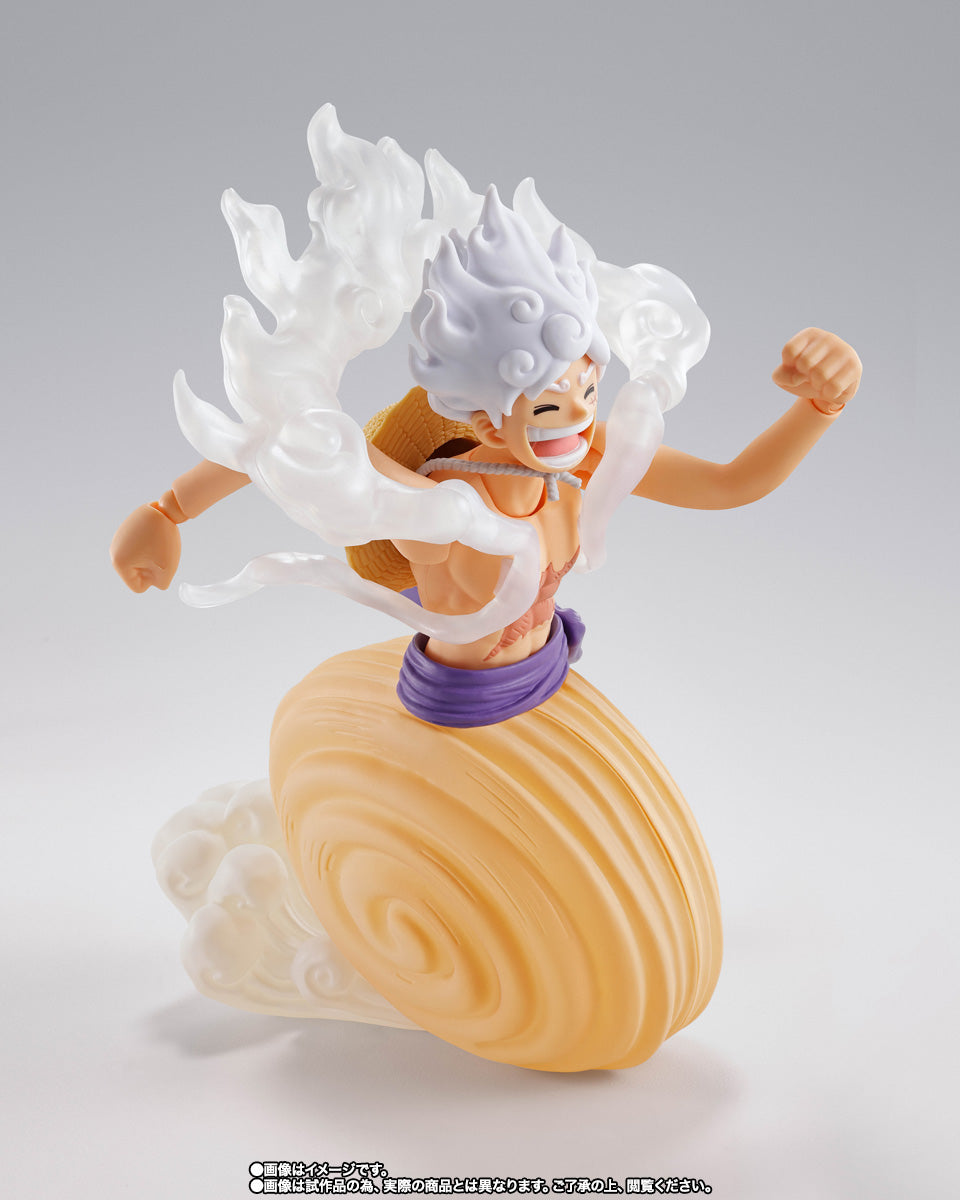 S.H.Figuarts One Piece: Monkey D. Luffy - Gear5 Future Island Egghead - (Premium Bandai Exclusive) Action Figure