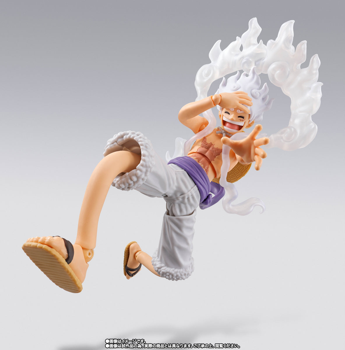 S.H.Figuarts One Piece: Monkey D. Luffy - Gear5 Future Island Egghead - (Premium Bandai Exclusive) Action Figure