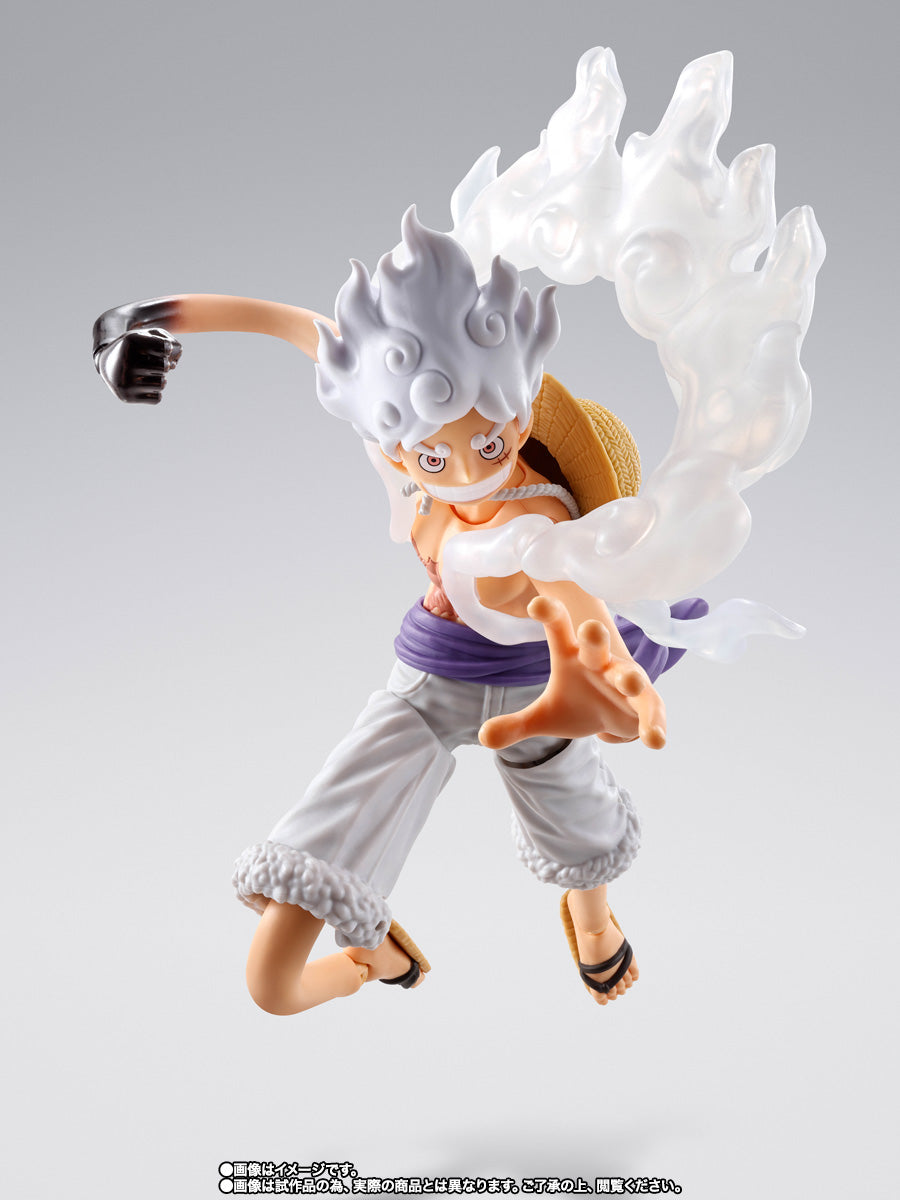 S.H.Figuarts One Piece: Monkey D. Luffy - Gear5 Future Island Egghead - (Premium Bandai Exclusive) Action Figure