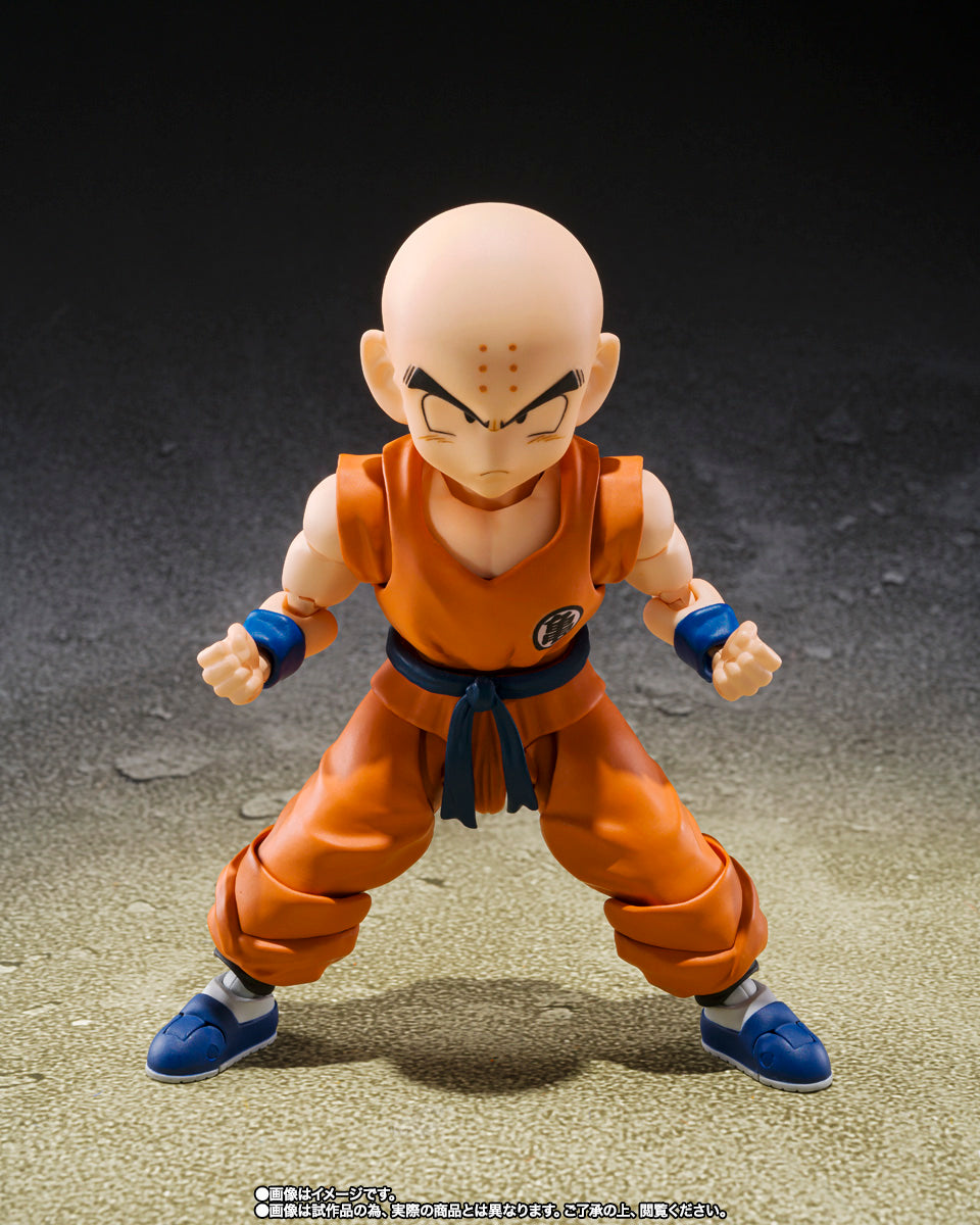 S.H.Figuarts Dragon Ball Z: Krillin - Son Goku's Old Friend - (Premium Bandai Exclusive) Action Figure