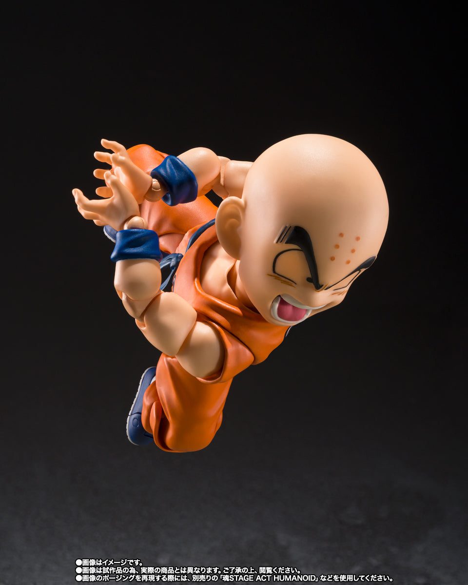 S.H.Figuarts Dragon Ball Z: Krillin - Son Goku's Old Friend - (Premium Bandai Exclusive) Action Figure